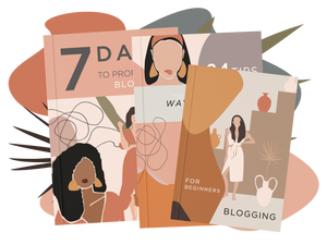 BUNDLE: 7 Days to Profitable Blogging, Blogging For Beginners & 24 Tips to Get a Daily Wave of Traffic to Your Blog Ebooks